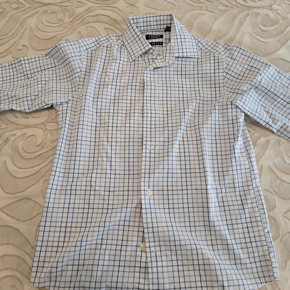 Boys Chaps Long Sleeve Shirt Med 10/12